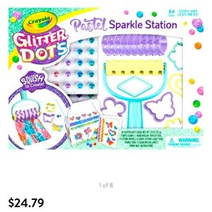 Crayola Glitter Dots Sparkle Station 100 Pieces